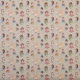 Kt KILOtela - Patchwork Fabric Digital Print 100% Cotton 100 cm Length x 140 cm Width for Women Multicoloured 0.5 Metres