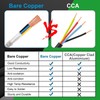 MOOKEERF 18/4 Shielded Wire 30FT,18AWG 4 Conductor Shielded Cable Stranded