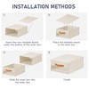 DIMJ Closet Organizers and Storage - Foldable Storage Bins with