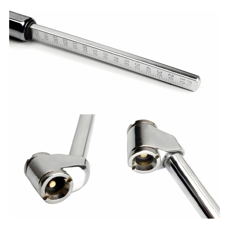 Calibrador De Presión Llantas Universal 160 Psi Cabeza Doble
