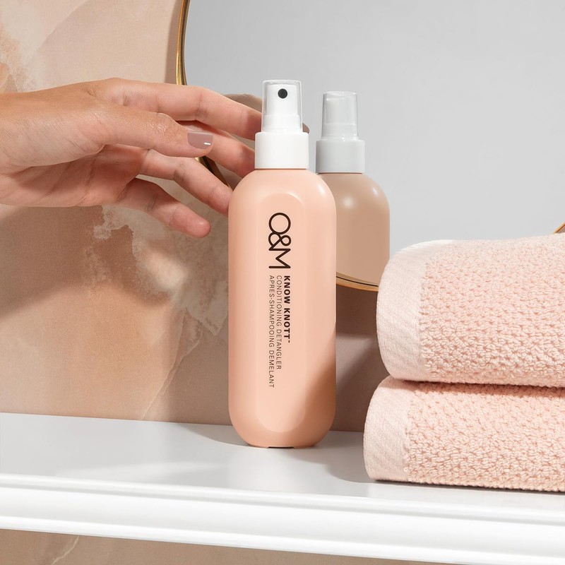 O&M Know Knott Hair Detangler Spray for Women + Kids,
