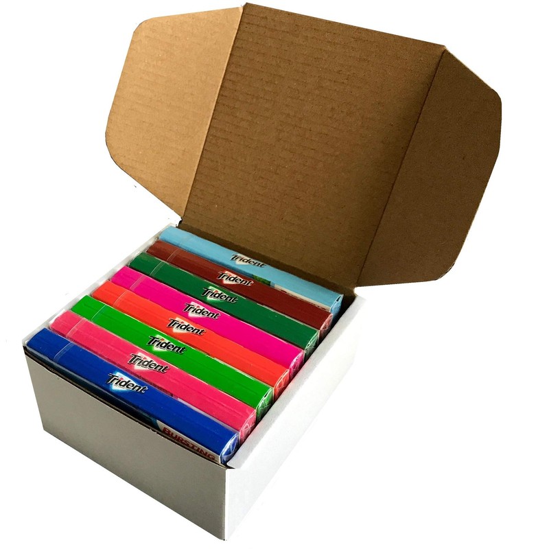 Trident Sugar Free Chewing Gum Variety Gift Pack (Pack of