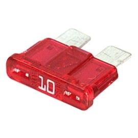 Flösser 10 Flosser 214810 10 Amp Standard Blade Fuses ATC ATO Type - Made in the EU