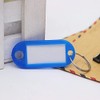 100 Pack Tough Plastic Key Tags with Label Window ID