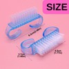 24Pcs Handle Grip Nail Brush, Fingernail Scrub Cleaning Brushes
