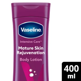 Dove Vaseline Intensive Care Mature Skin Rejuvenation Body Lotion revitalises and firms with 48h moisture for maturing dry skin 400 ml