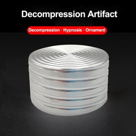 Super-Size Kinetic Desk Toy with Mesmerizing Optical Illusions, Silent Hypnotic Spin, Perfect for Office Stress Relief & Creative Inspiration