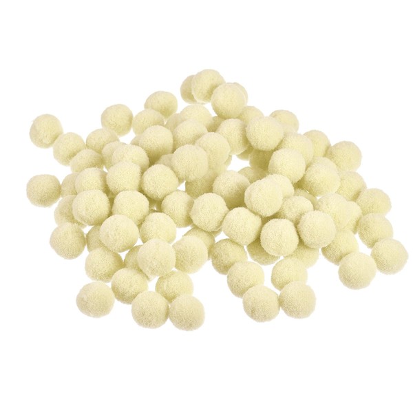 sourcing map Pack of 100 Pom Felt Balls Felt Fabric