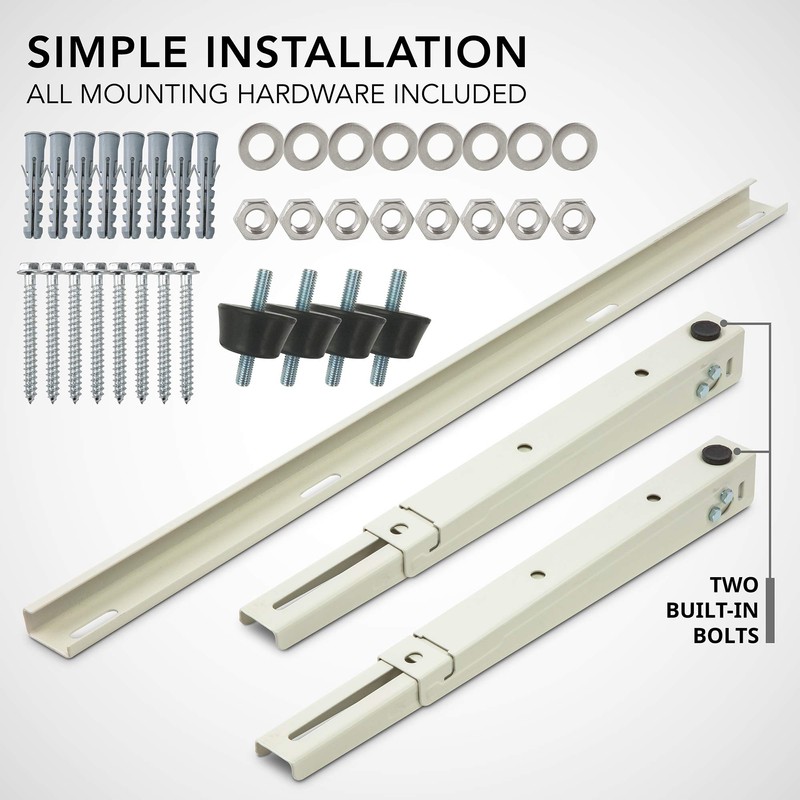 Ivation Outdoor Split Air Conditioner Mount Bracket, Heavy-Duty Wall Mounting
