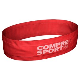 Compressport Adult Free Belt White Running Belt, Red, XL/XXL