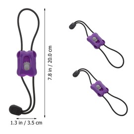 Duoduole 4 Pcs Pet Elastic Bandage, Pet Tournique Emergency Trauma Bandages Quick Release First Aid Hemostatic Control Tourniquets for Dog Canine Cats Animal, Purple Black