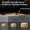 48 Gallon Resin Package Delivery Box for Outside, Storage Box