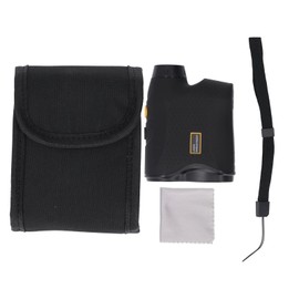 ViaGasaFamido Rangefinder Slope Measurement 6X Magnification Flag Pole Locking Vibration Function 5 to 500m Measuring Distance Golf Rangefinders with Storage Bag