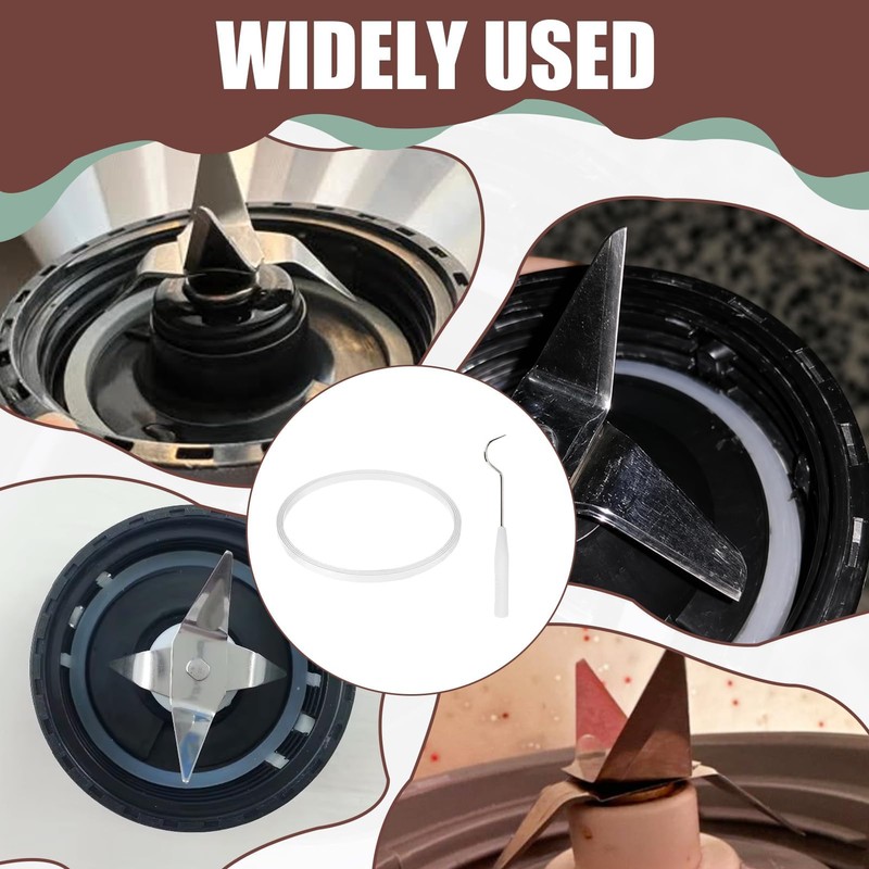 3Pcs Rubber Gaskets Blender Replacement Parts Compatible with Ninja