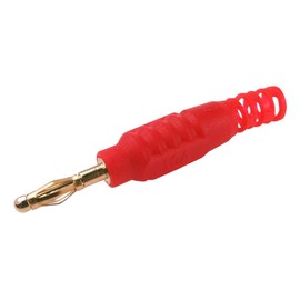 Banana Plug, 2MM, 10A, RED/Test Banana CONNECTORS, 1 Piece Pack - FCR7365R