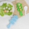 WJUAN 4 Pieces Onigiri Mould, PP Rice Ball Maker, with