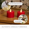 Luminara 2-Pack Moving Flame LED Flameless Tealight (2" x 2")
