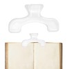 Book Page Holder,Transparent Book Clip,Easy to Carry Plastic Book Clips,Versatile