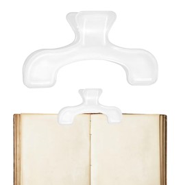 Book Page Holder,Transparent Book Clip,Easy to Carry Plastic Book Clips,Versatile Reading Books Accessories,Fixed Notebook Folder,for School Supplies,Reading,Teaching,Fixing Manuscripts,Books,Notes.
