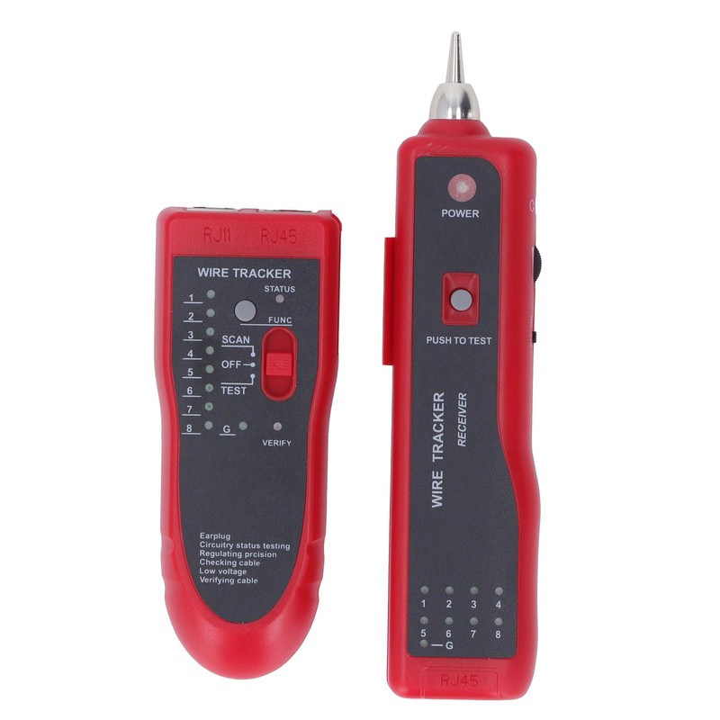 Wire Tracer Receiver Kit Network Cable Tester Line Finder for