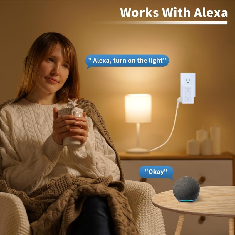 Plug in Lamp Dimmer with Remote, Digital Dimmer Light Switch