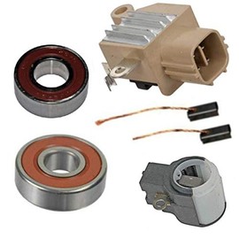 ManiacEM Alternator Rebuild Kit for 2006-2011 GS350, 2006-2013 IS250 IS350 Regulator Brushes Bearings - 11196RK