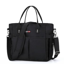 MAXTOP Lunch Bag Women for Work Insulated Thermal Lunch Box with Wide-Open Pocket Reusable Leakproof Cooler Bags with Removable Shoulder Strap for Teacher Nurse Office Picnic Travel Black