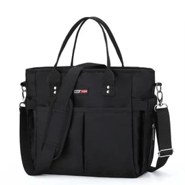 MAXTOP Lunch Bag Women for Work Insulated Thermal Lunch Box with Wide-Open Pocket Reusable Leakproof Cooler Bags with Removable Shoulder Strap for Teacher Nurse Office Picnic Travel Black