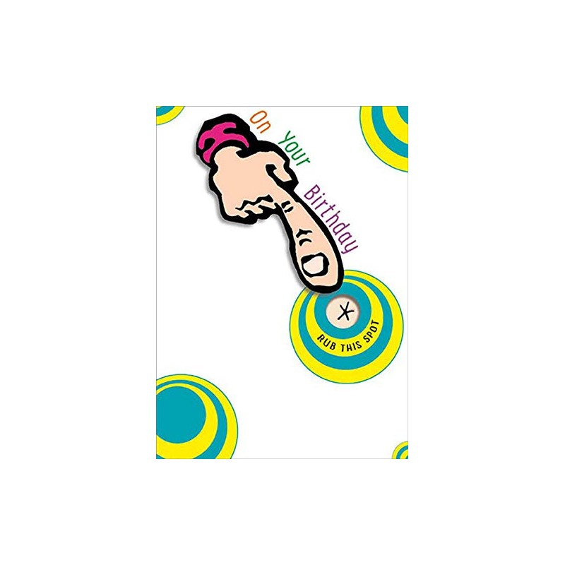 RSVP Rub This Spot Funny/Humorous Gross Birthday Card