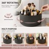 Rotating Makeup Brush Holder for Vanity Organization – 360° Desktop