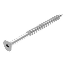 SECCARO Chipboard Screws 3 x 40 mm Galvanised Steel Wood Screw Partially Threaded TX/Hexalobular Pack of 200
