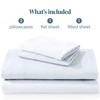 Bare Home Ultra Soft Washed Microfiber 4 Piece Sheet Set,