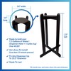 For Your Water Natural Painted 27" Wood Floor Stand for