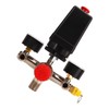 Air Compressor Pressure Switch Manifold Regulator Gauges Automatic Control Valve