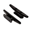 ISURE MARINE 4 Pack Boat Cleat Black Nylon Dock Cleat