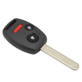 3‑Button Car Key Fob with Chip MLBHLIK‑1T 313.8Mhz Plastic Black High Sensitivity Replacement For Fit 2007‑2013