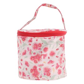 CAPASTEC Small Yarn Bag, Knitting Bags, Yarn Storage Organiser, Crochet Bag, Mini Yarn Drum Case for Storing Knitting and Crochet Supplies, Yellow Grey