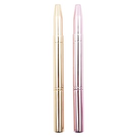 Hsthe Sea 2 Pack Retractable Lip Brush, Exfoliating Nose Side Cleaning Brush, Makeup Tool for Lipstick, Lip Gloss, Double Sided Lip Makeup Bruse
