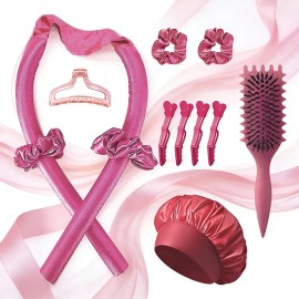 Cepillo Para Rizado + Gorro Para Dormir + Cabello Rizos Tubo