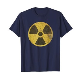 Biohazard Radioactive Symbol Old Vintage Rusted Sign T-shirt T-Shirt