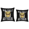 For man with grillz teeth with Grills teeth Throw Pillow