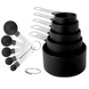 Measuring Cups and Spoons Set, 10-Piece Stackable Kitchen Tools with