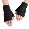 Afindern Fingerless Gloves, Indoor Work Gloves, Smartphone Compatible, Solid, S/L,
