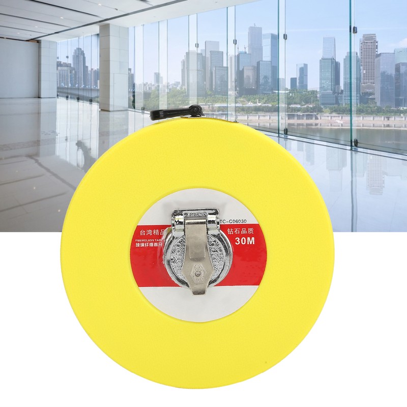 Tape Measure Glass Fiber Flexible Ruler Disc Shape Industrial Measuring