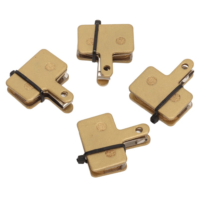 4 Pair Bike Brake Pads with Installation Tools Metal Reliable