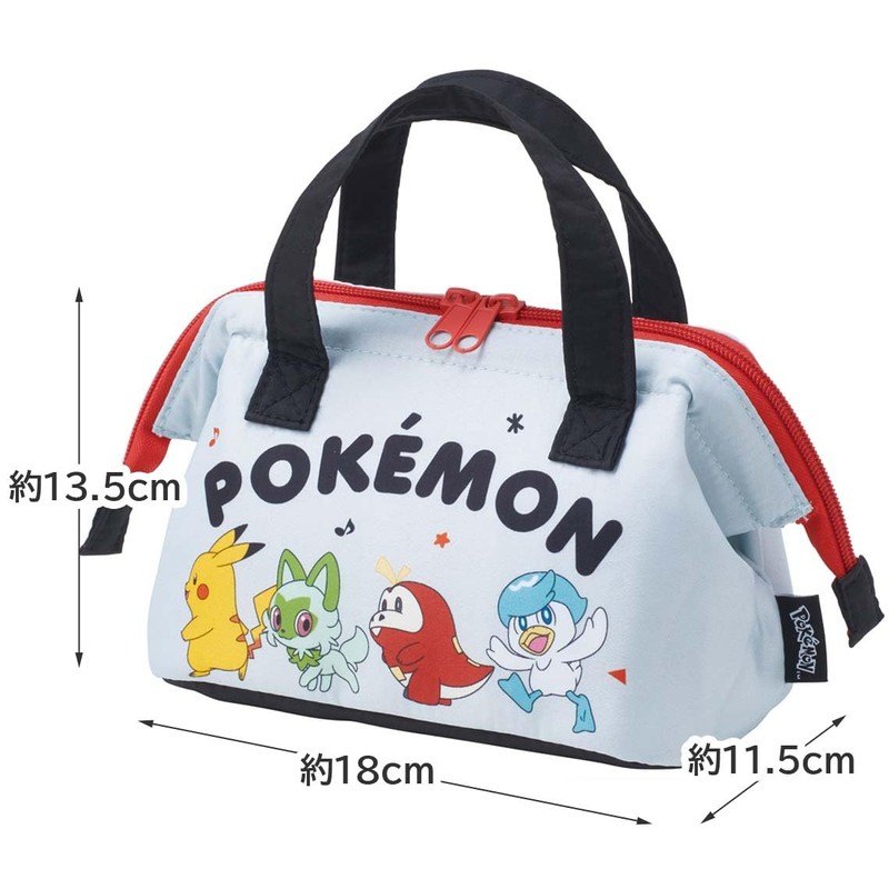 Skater KGA0-A Lunch Bag, Cold Insulation, Small, Children, Clasp, Kids,