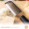 MasterChef Cheese Grater Handheld, Flat Grater Small for Food Like