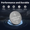 PKCELL 5 Pack CR 1620 Batteries CR1620 Lithium Battery 3V
