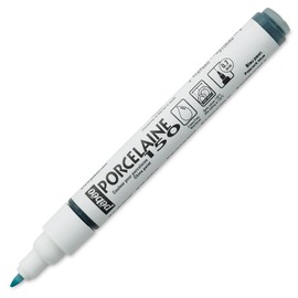 Porcelaine 150 Assorted China Paint Fine Tip Markers - Peacock Blue, DIY Arts & Crafts Supplies, Fun for Kids, Heat-Resistant Finish, Microwave & Dishwasher Safe Formula
