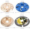 3Pcs Wood Carving Disc Tungsten Steel Wood Carving Wheel Wear